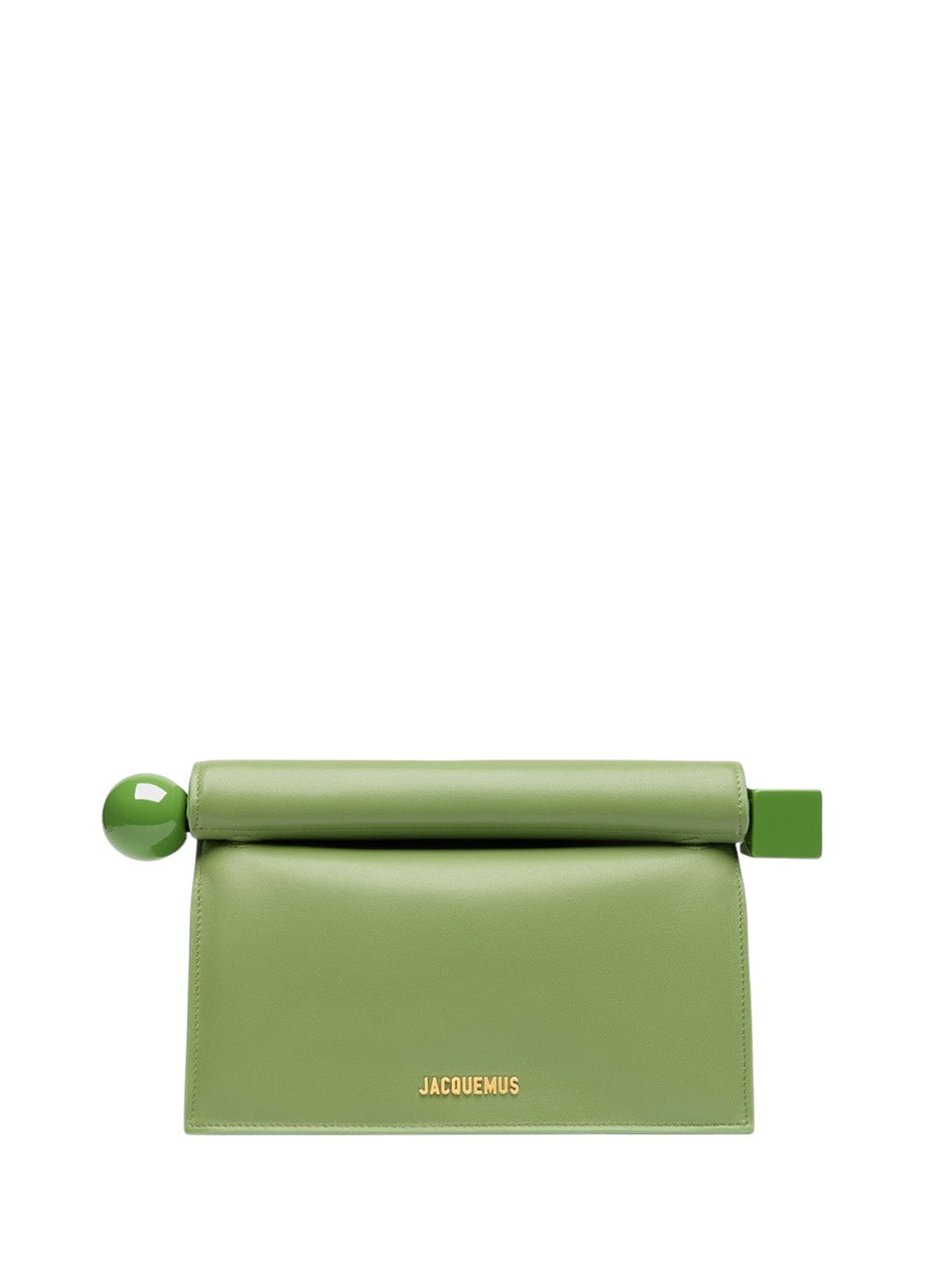 Jacquemus The Rond Carre Clutch Green