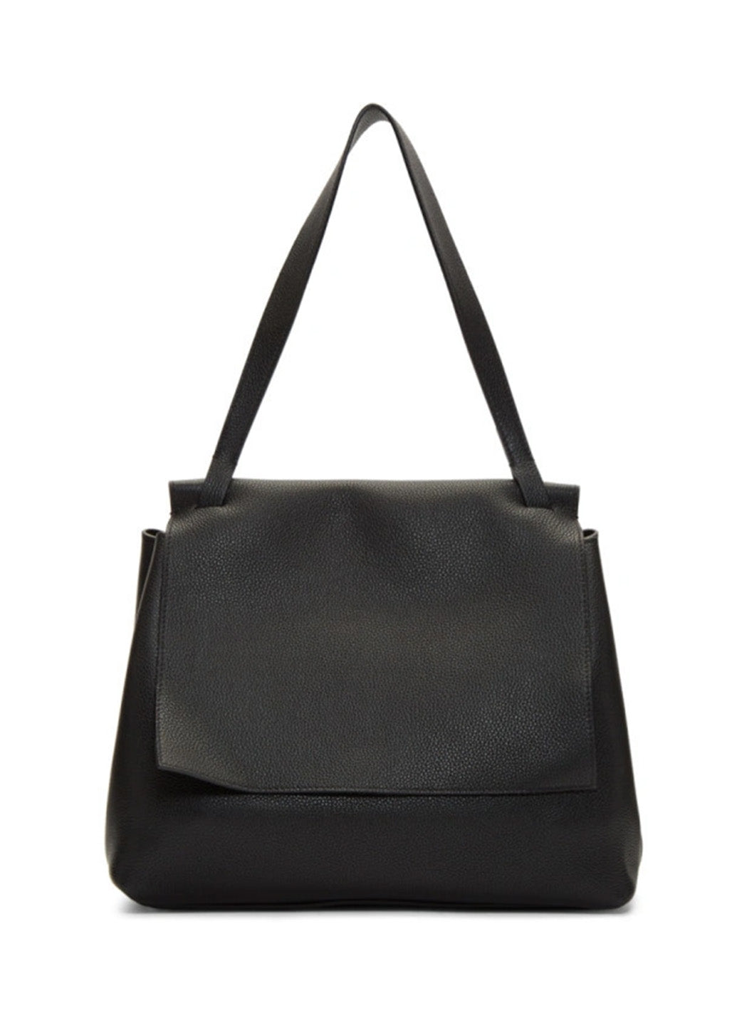 The Row Black Sidekick Two Leather Bag