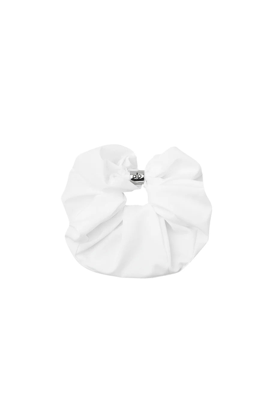 Alo Yoga Bead It Oversized Scrunchie White