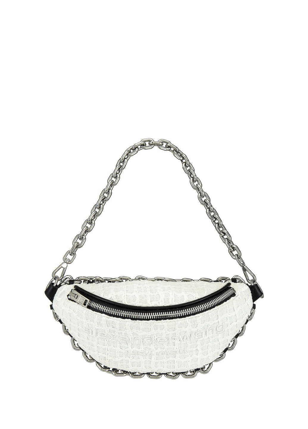 m ALEXANDER WANG チェーンウエストバッグ ホワイト Сумка Alexander Wang Attica Soft Hybrid Fanny Pack White — SSTORIES