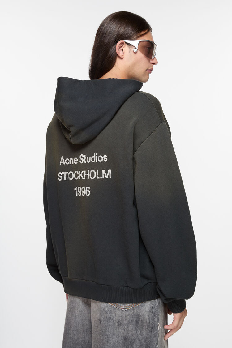 Acne Studios Logo Hoodie Black