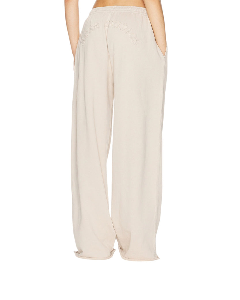 Acne Studios Felly Gothic Logo Sweatpant Faded Grey