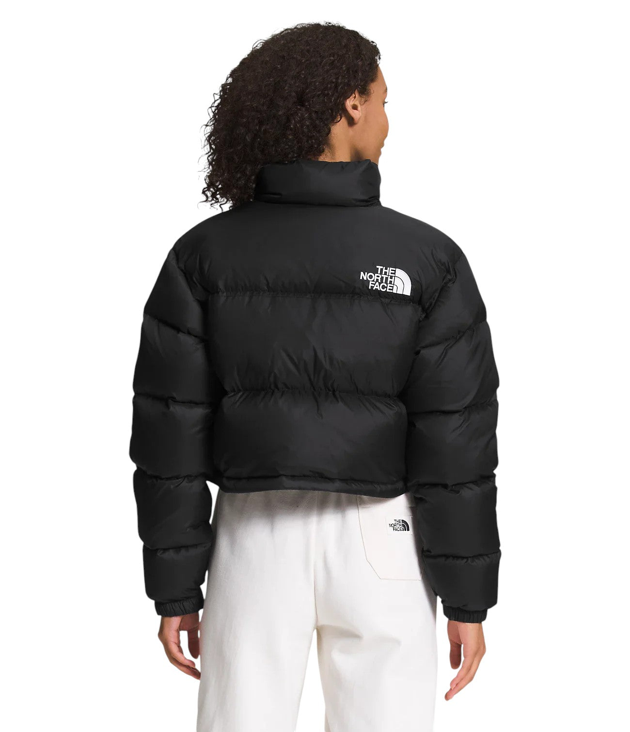 Пуховик The North Face Women's Nuptse Short Jacket Black | SSTORIES