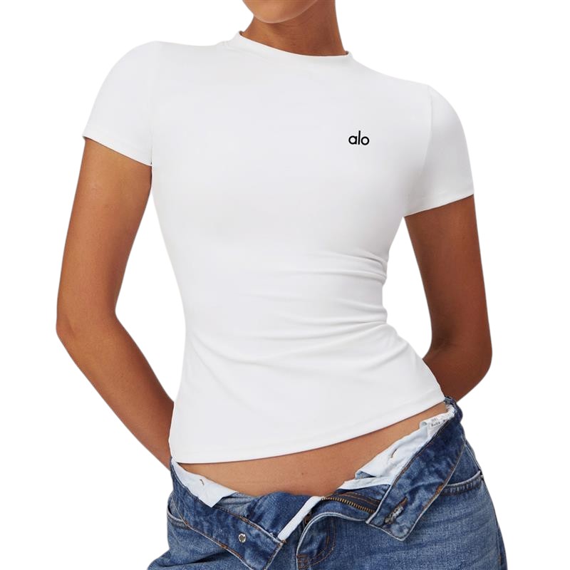 Alo Yoga Short Sleeve T-Shirt White 85759-WT