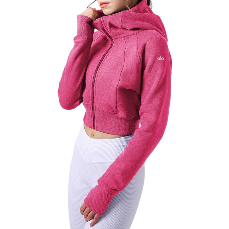 Alo Yoga Hooded Jacket Pink