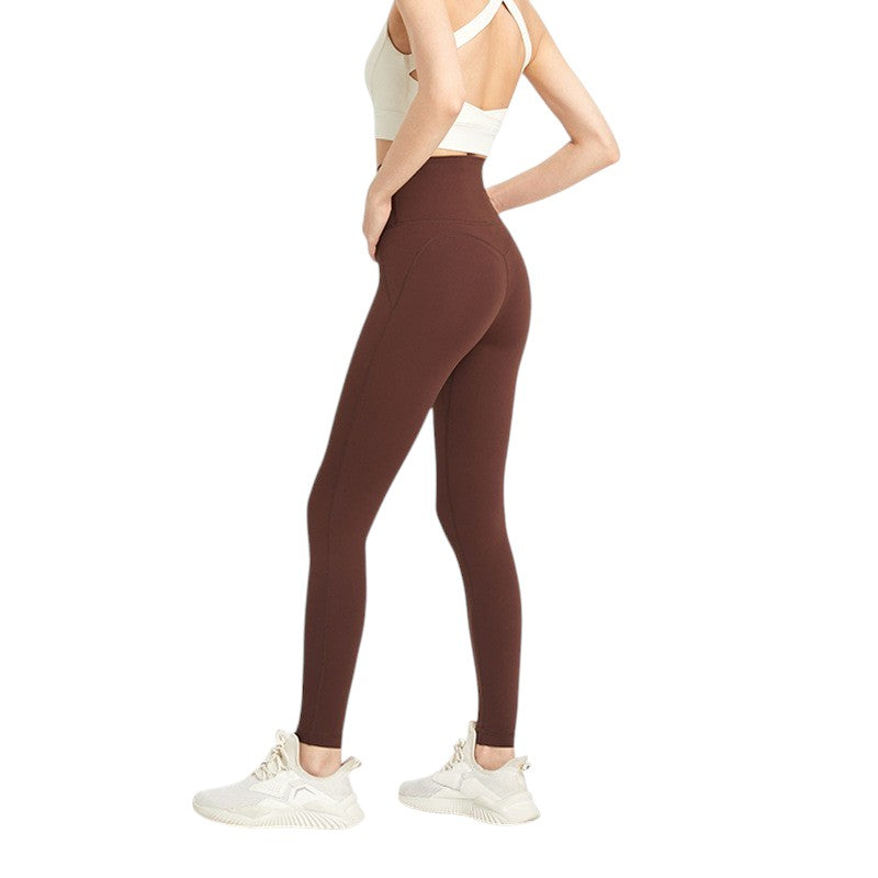 Alo Yoga Running Sports Leggings Brown 20213-BN