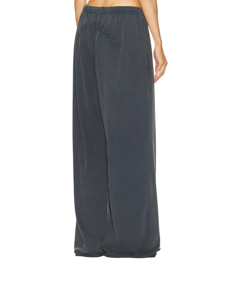 Acne Studios Felly Gothic Logo Sweatpant Ocean Blue