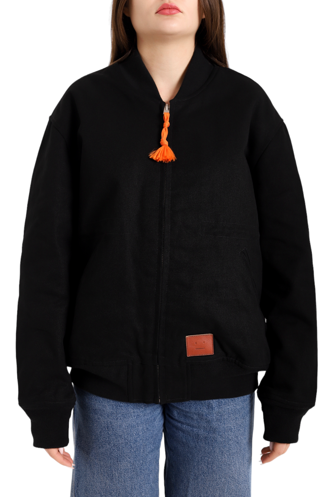 Acne Studios Cotton Bomber Jacket Black