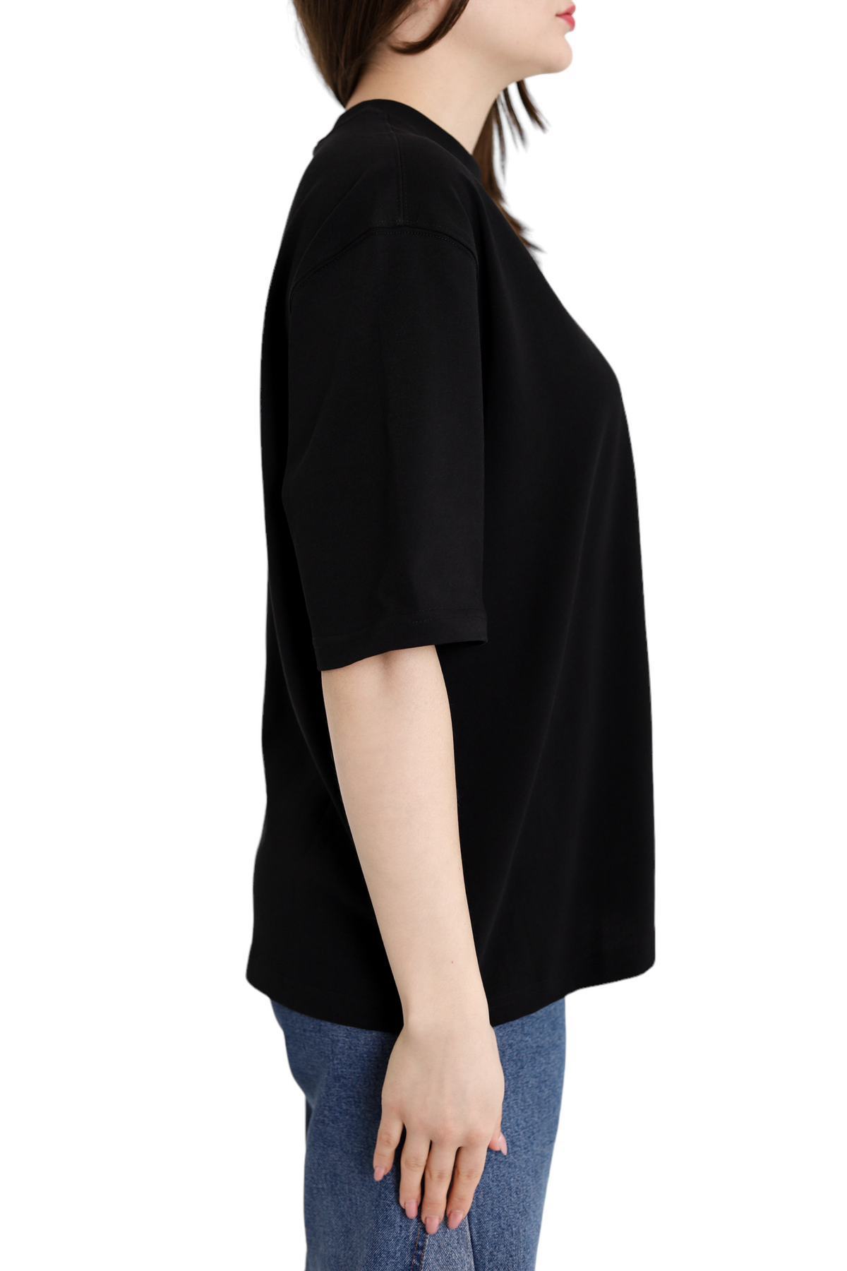 AMI Paris Exclusive Ami De Coeur T-Shirt Black Red Heart