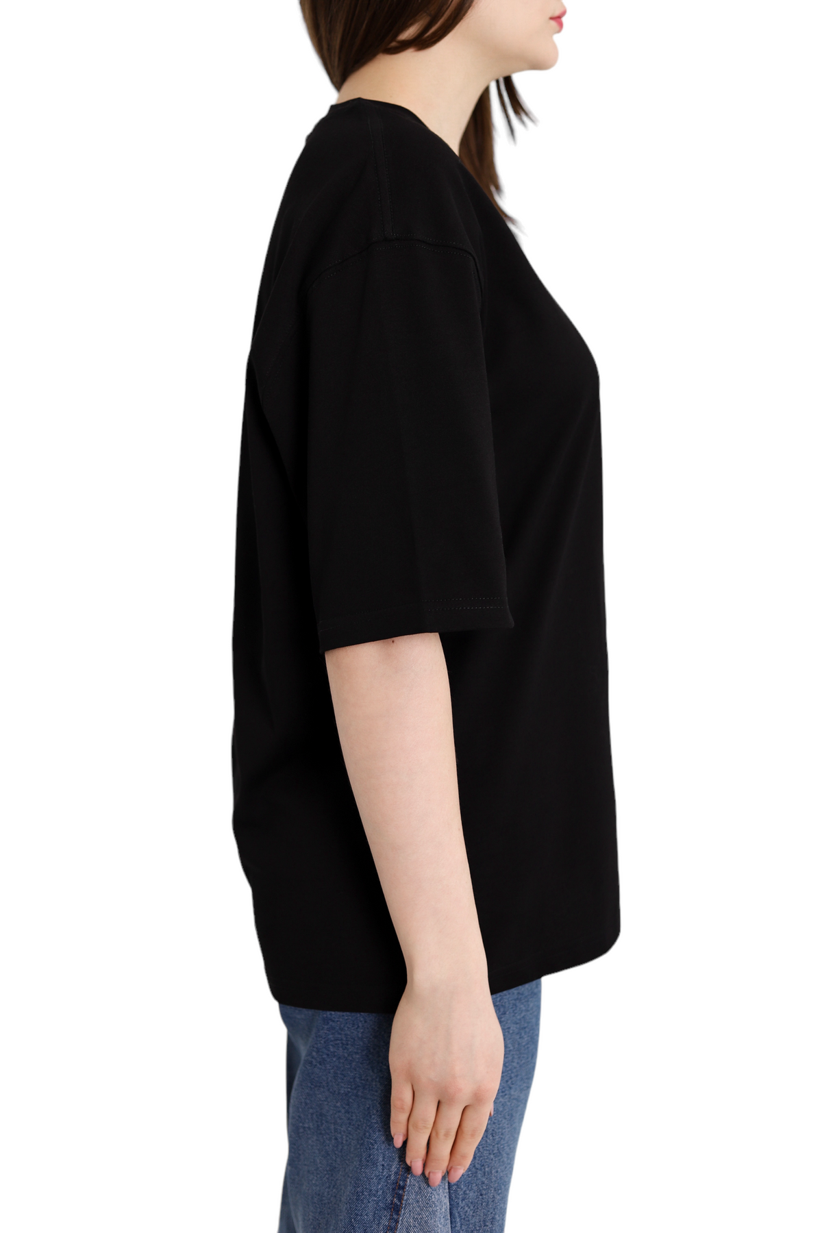 AMI Paris Ami De Coeur T-Shirt Patch Black Red Heart