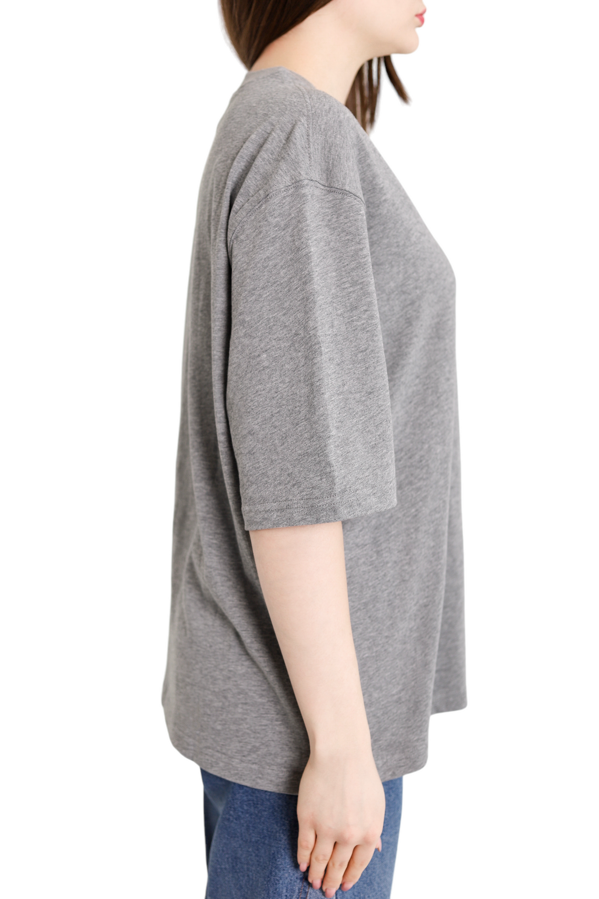 AMI Paris Exclusive Ami De Coeur T-Shirt Grey