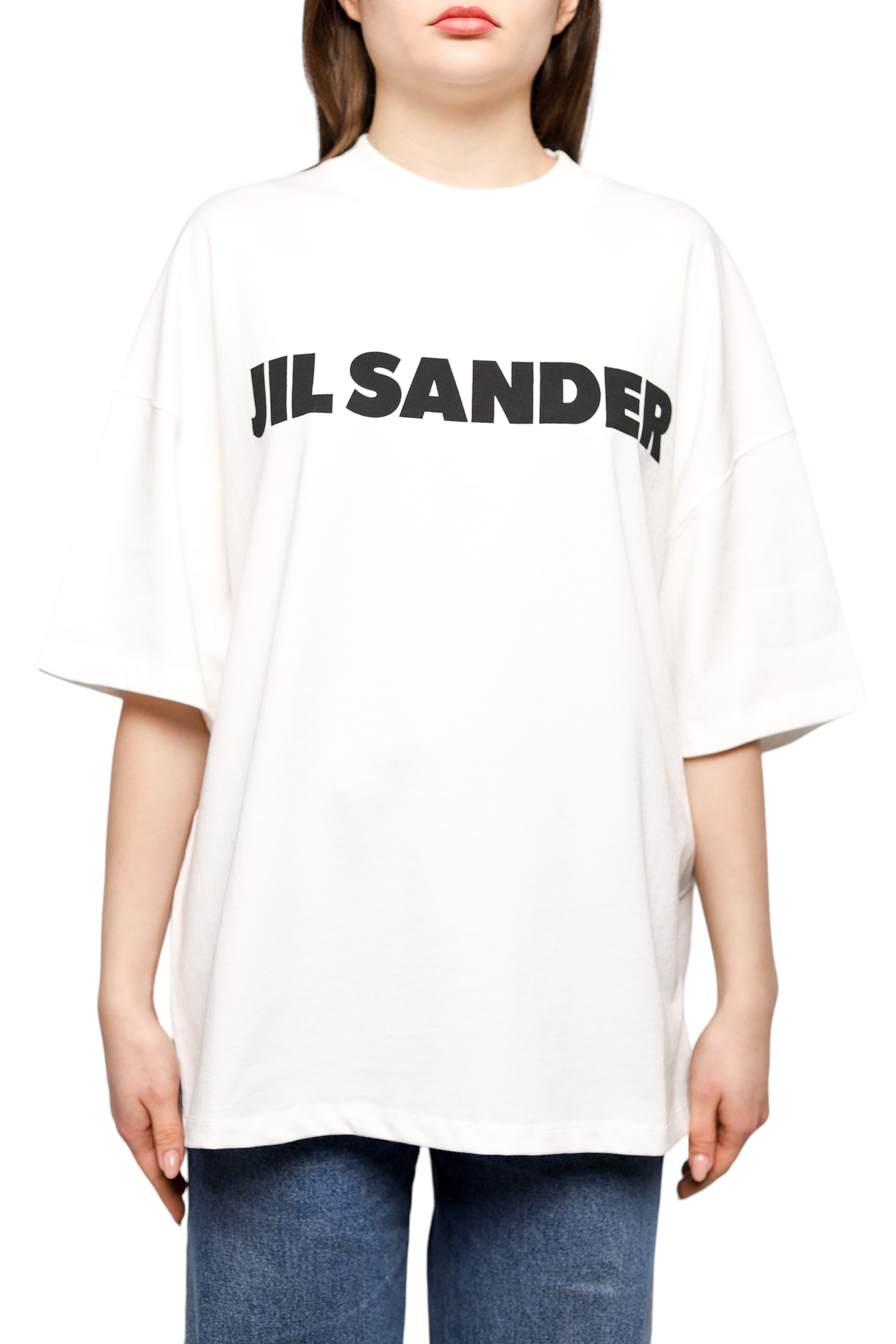 Jil Sander Logo T-Shirt White — SSTORIES Jil Sander Logo T-Shirt White — SSTORIES