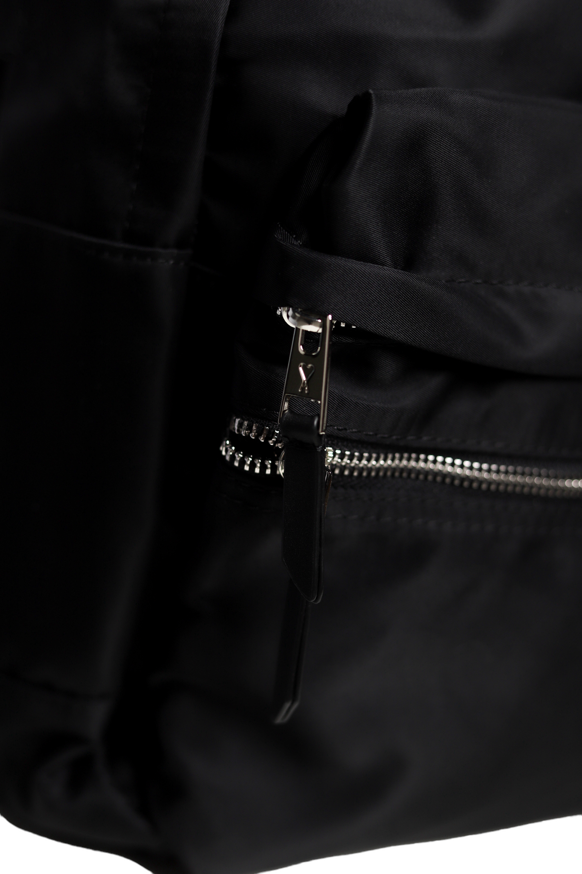 AMI Alexandre Mattiussi Backpack With Logo Black