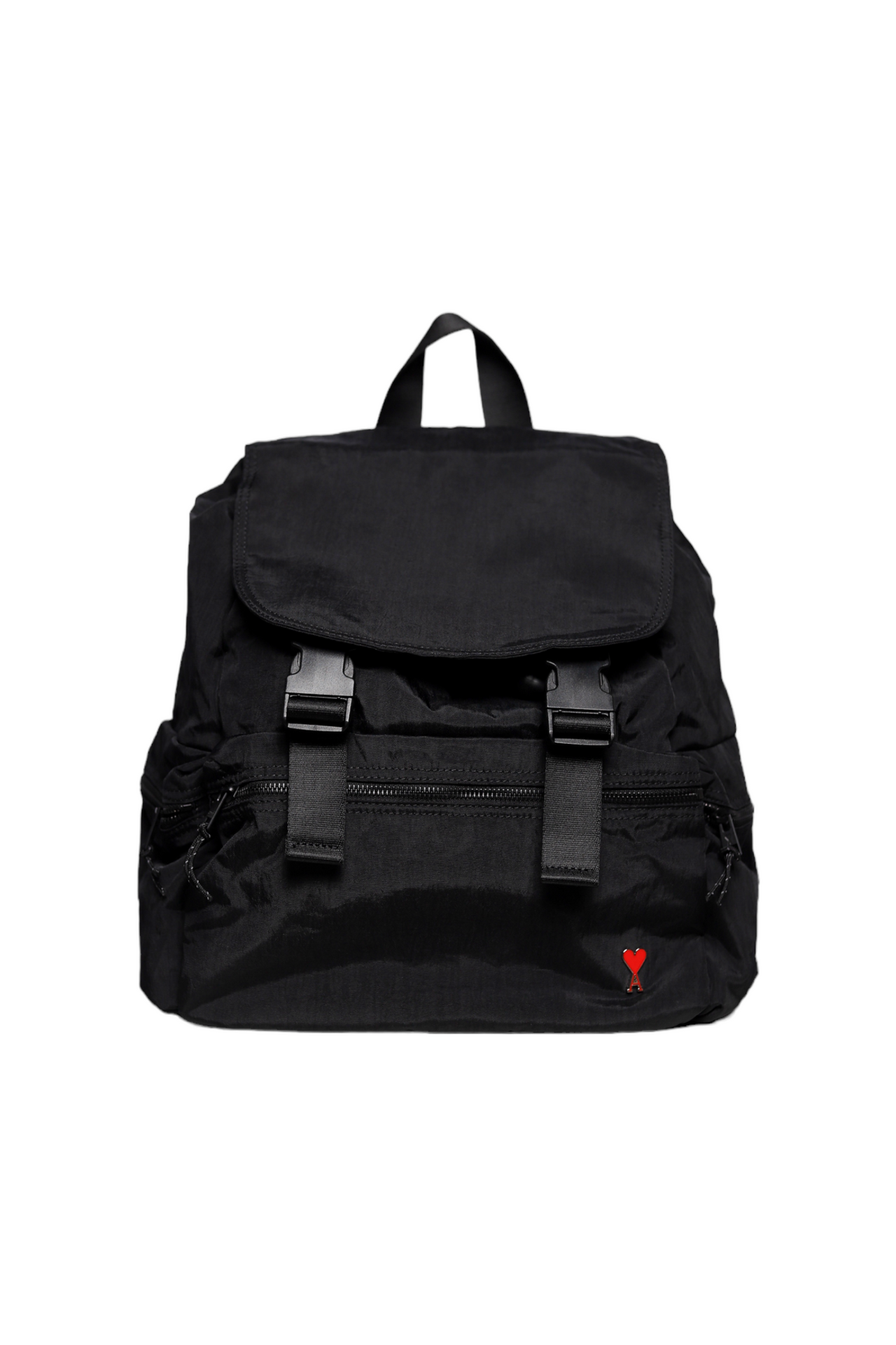 AMI Paris Ami De Coeur Backpack Black
