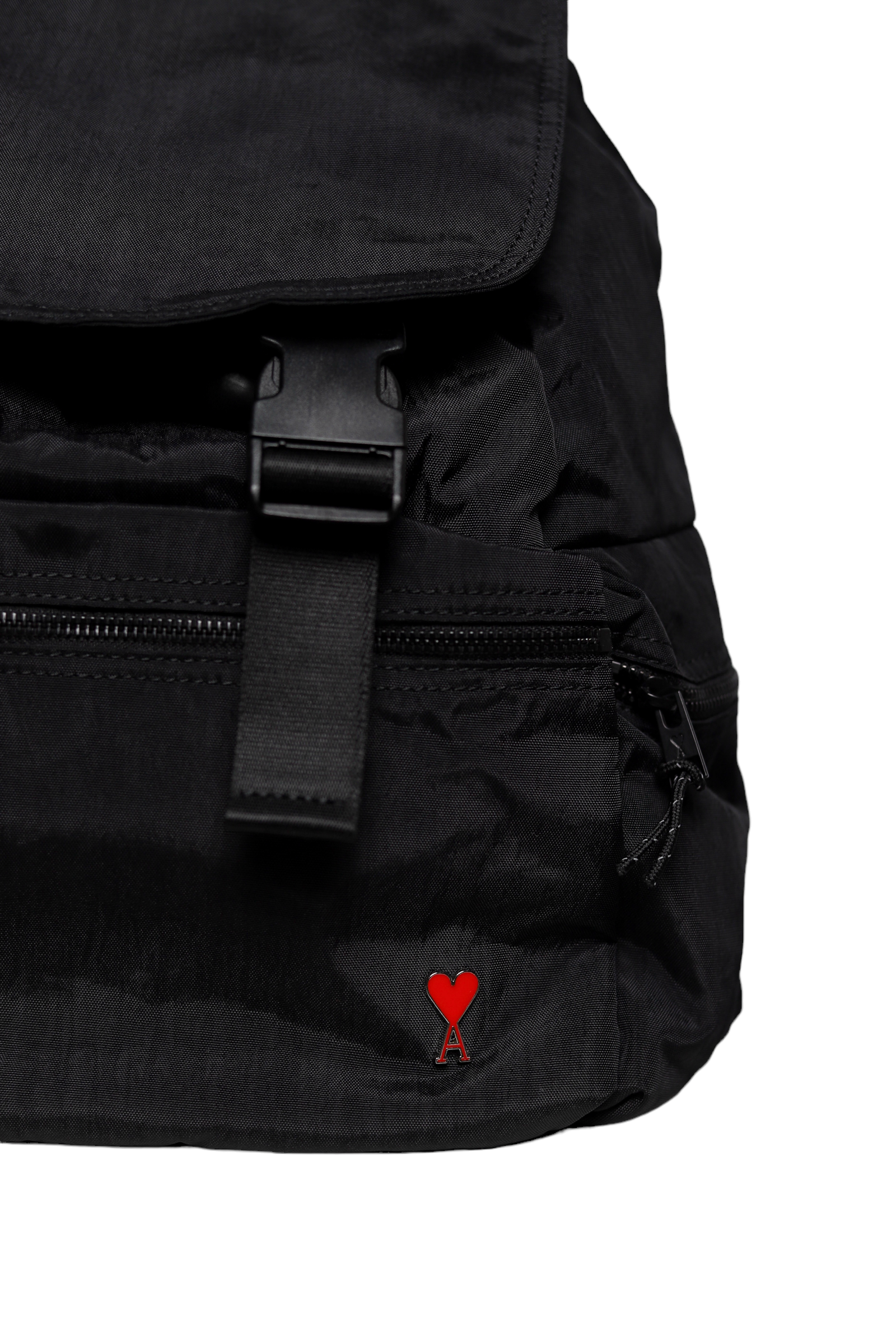 AMI Paris Ami De Coeur Backpack Black — SSTORIES AMI Paris Ami De Coeur Backpack Black — SSTORIES