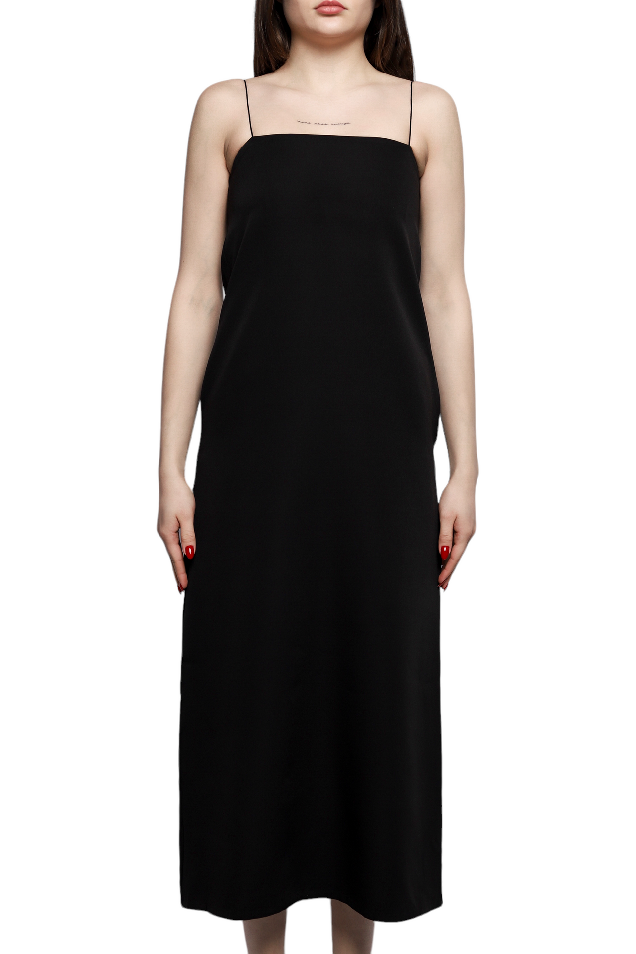 The Row Scuba Cenoa Dress Black