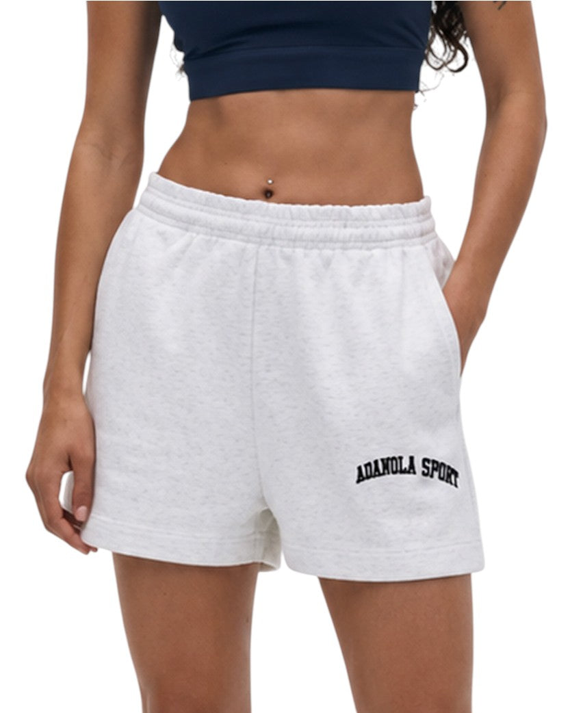 Adanola AS Sweat Shorts Light Grey Melange/Black