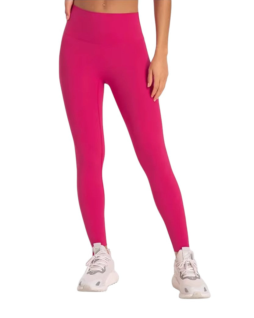 Alo Yoga Stretch High Waist Sports Leggings Extraordinary Magenta D19108-EMA