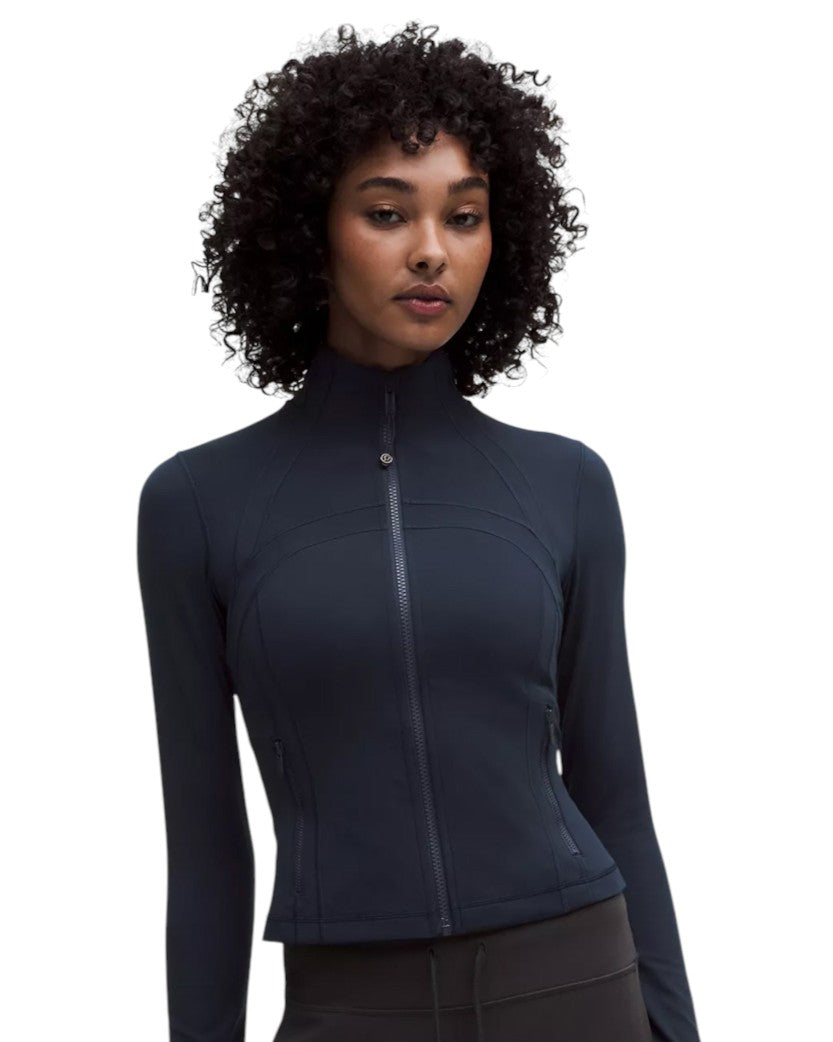 Lululemon Define Cropped Jacket Nulu True Navy