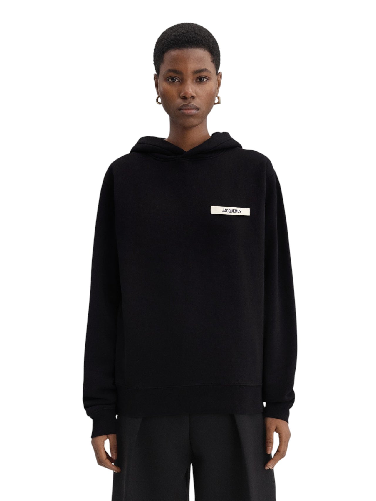 Jacquemus Le Gros Grain Hoodie Black