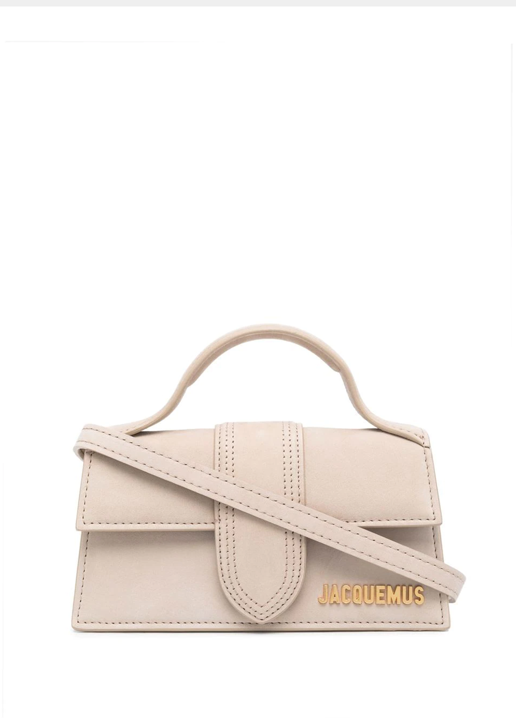 Jacquemus Le Bambino Mini Suede Beige