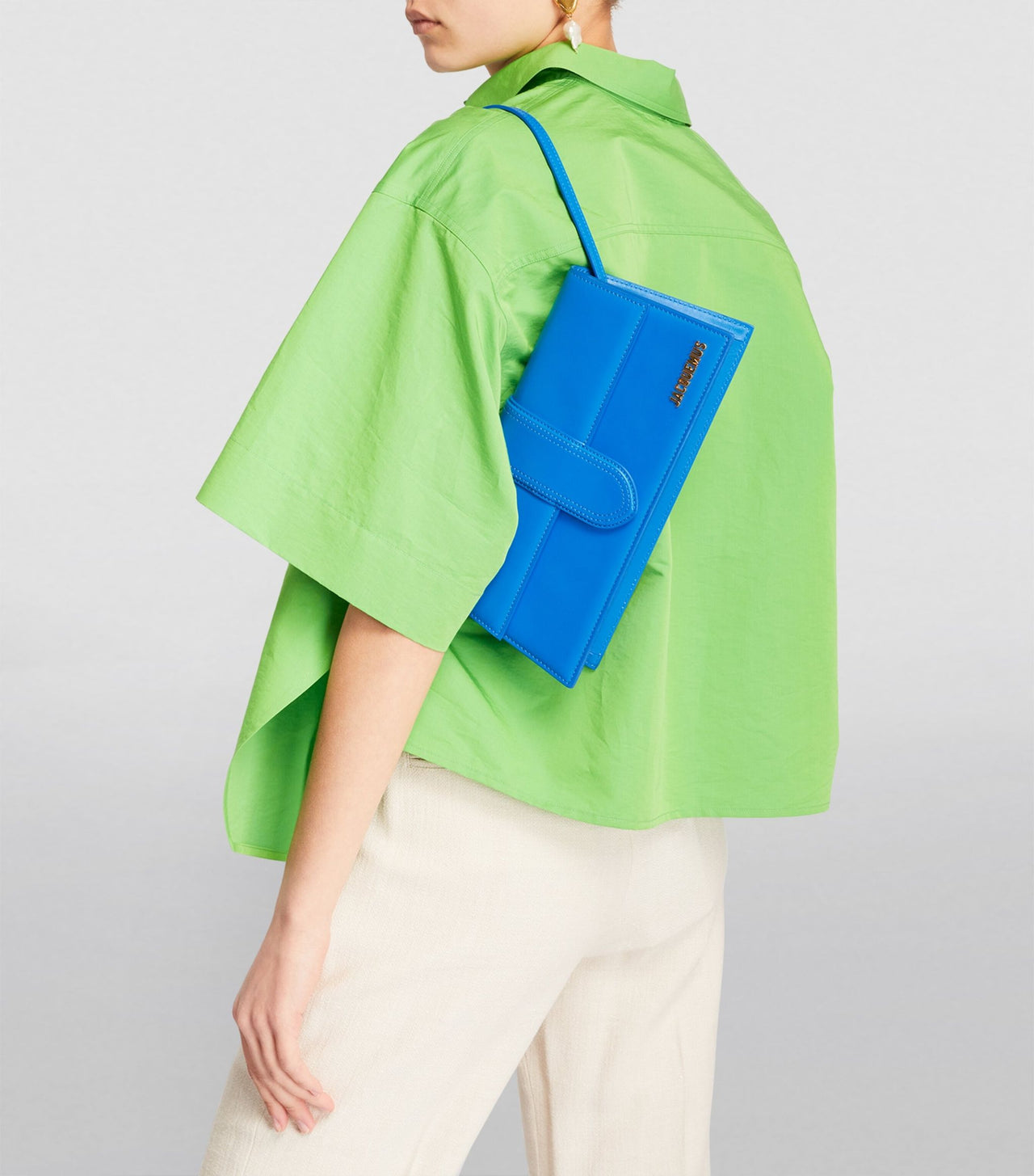 Jacquemus Le Bambino long flap bag Blue