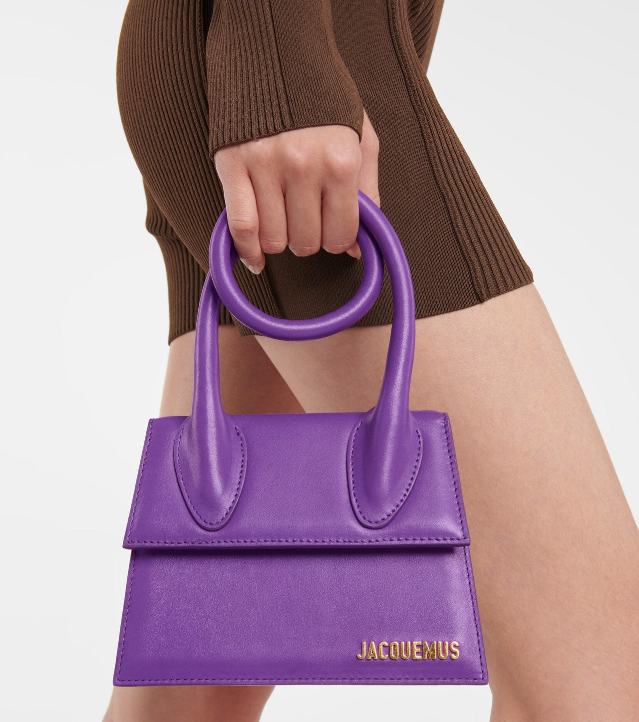 Jacquemus Le Chiquito Noeud Purple