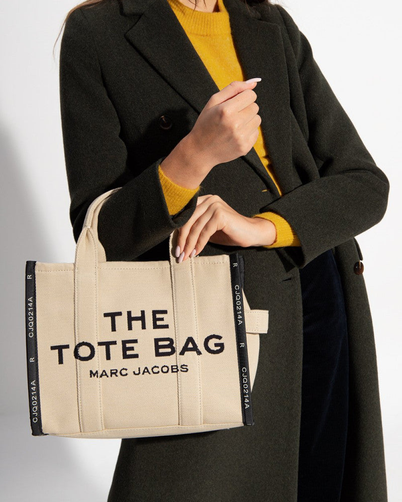Marc Jacobs Jacquard Small Tote Bag Warm Sand
