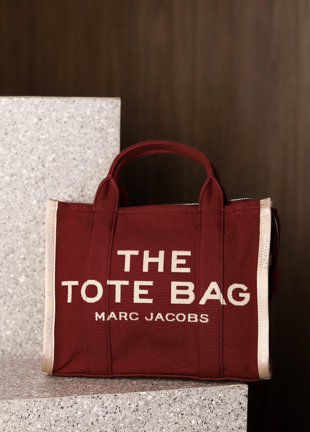 Marc Jacobs Jacquard Mini Tote Bag Merlot