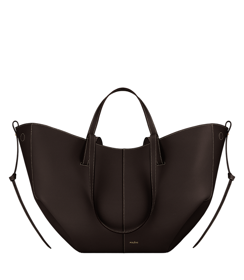 Polene Cyme Large Edition Textured Ebony