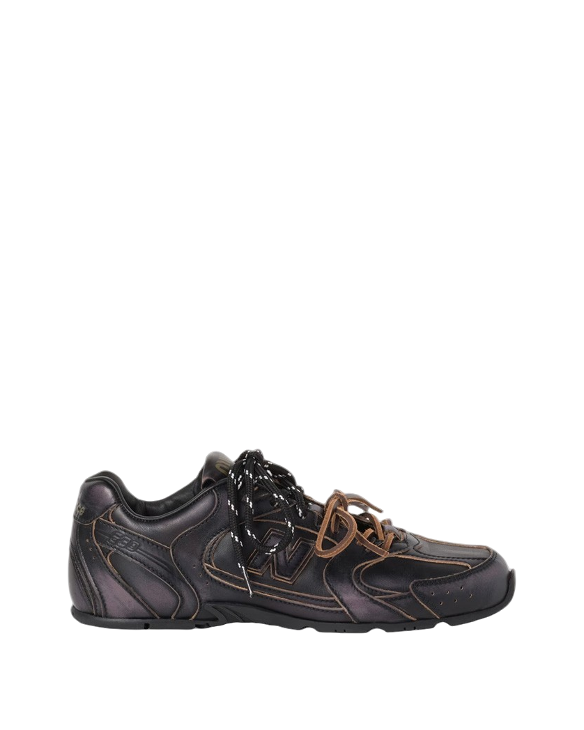 New Balance X Miu Miu 530 SL Leather Sneakers Black