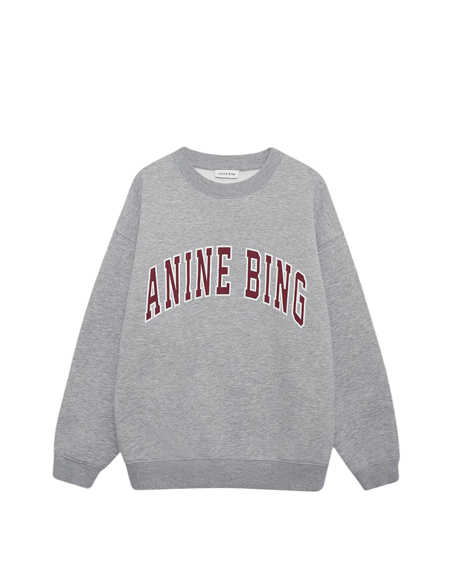 Anine Bing Spencer Sweatshirt Grey