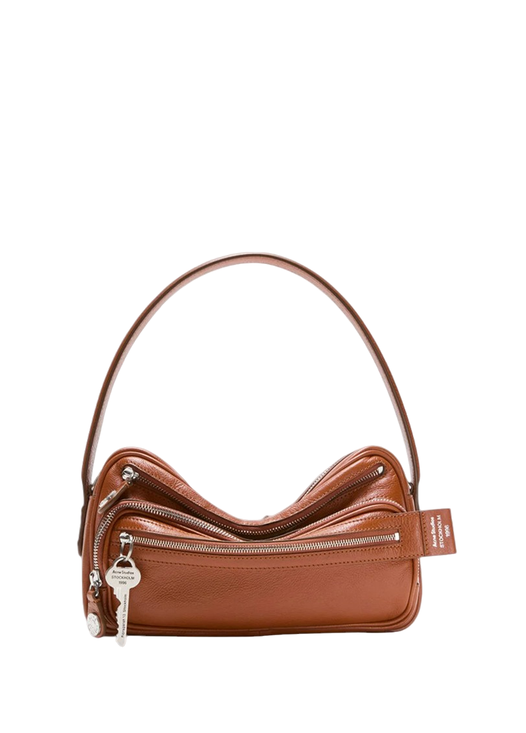 Acne Studios Camero Party Shoulder Bag Cognac Brown