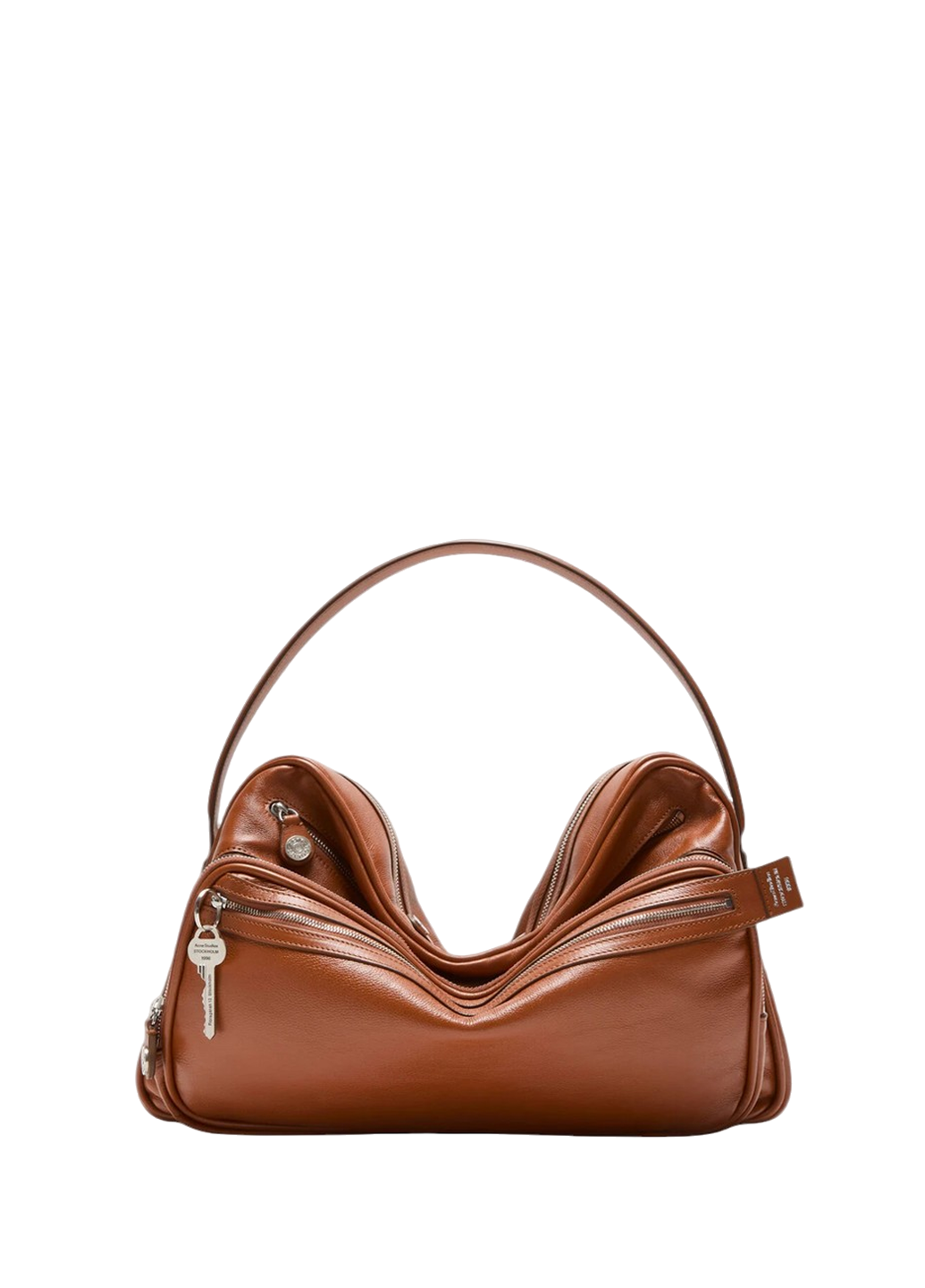 Acne Studios Camero Camera Shoulder Bag Cognac Brown