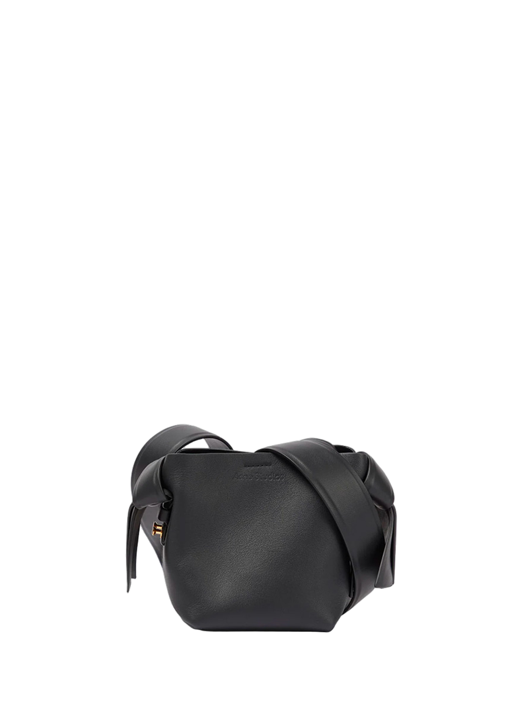 Acne Studios Musubi Micro leather shoulder bag Black