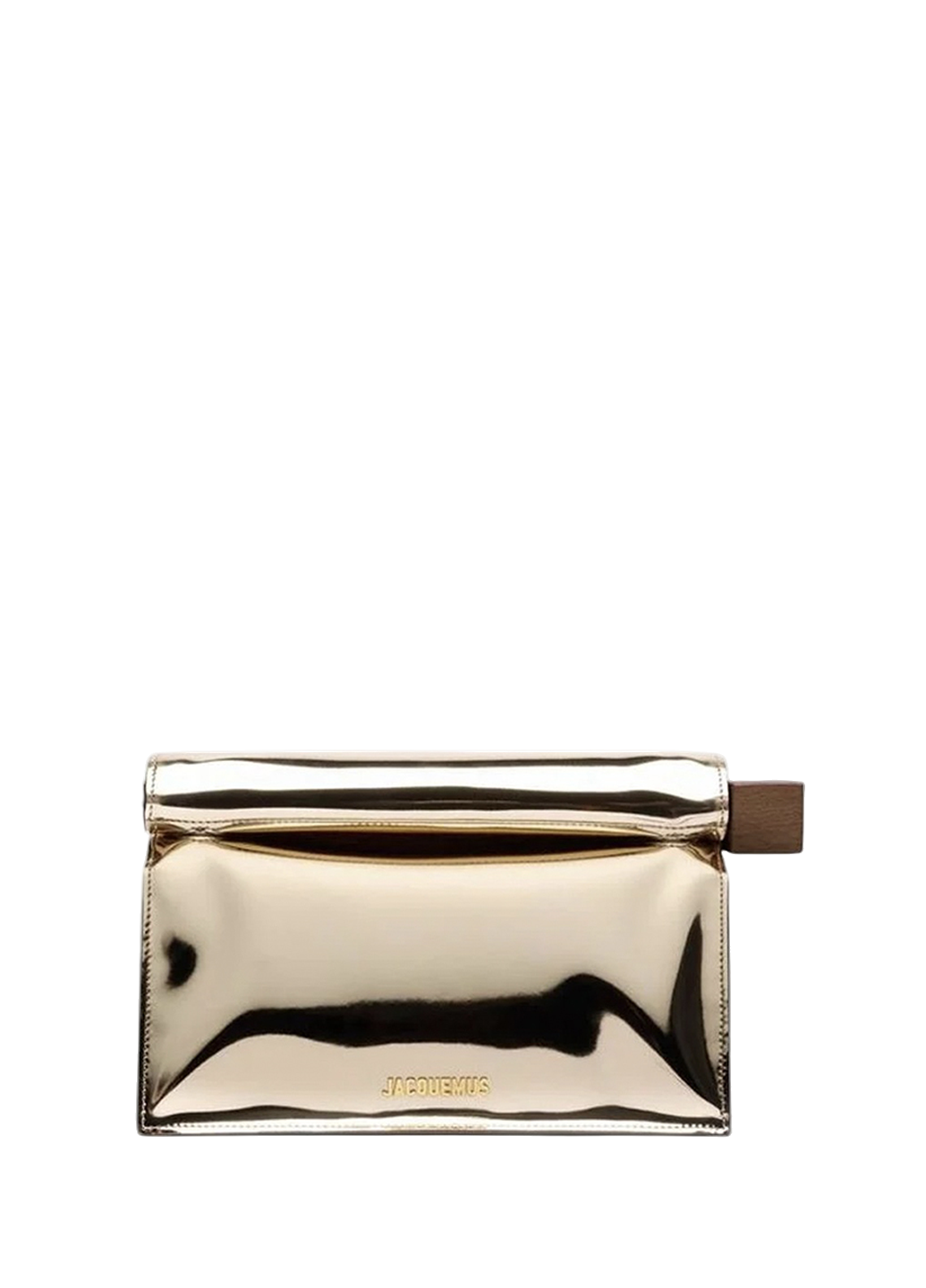 Jacquemus The Rond Carre Clutch Gold
