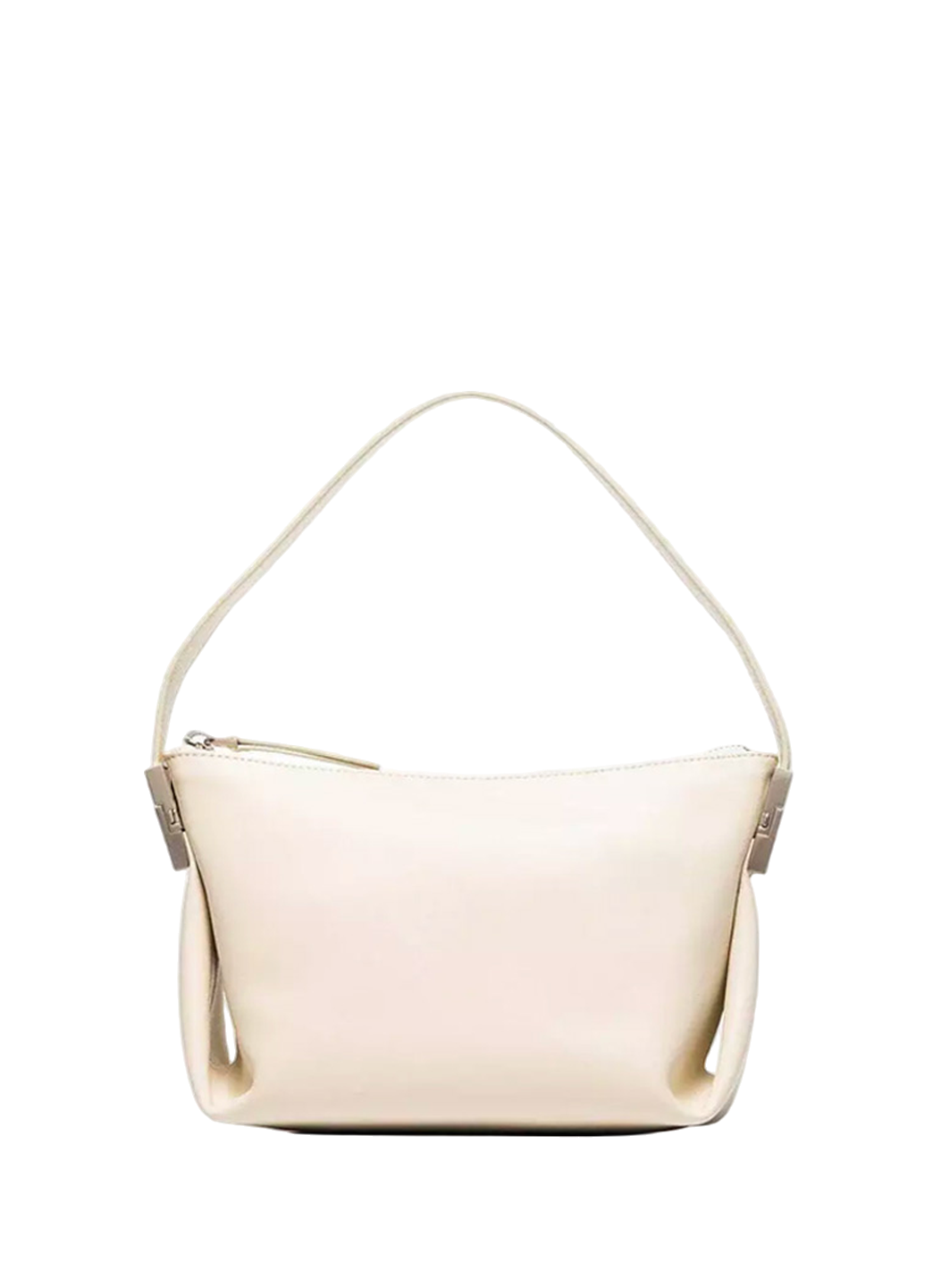 Osoi Bean Leather Shoulder Bag Cream