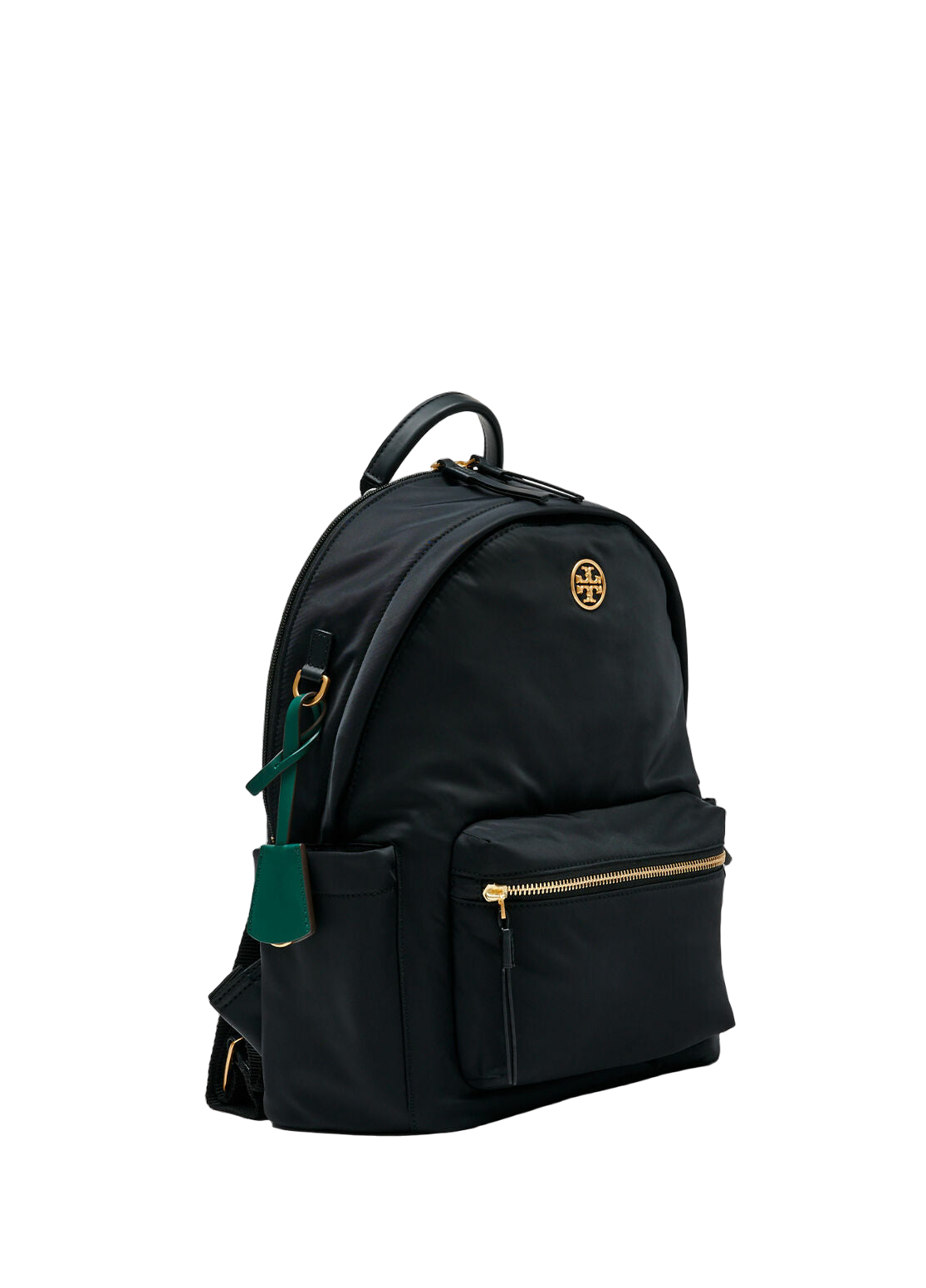 Tory Burch Metal logo backpack Black