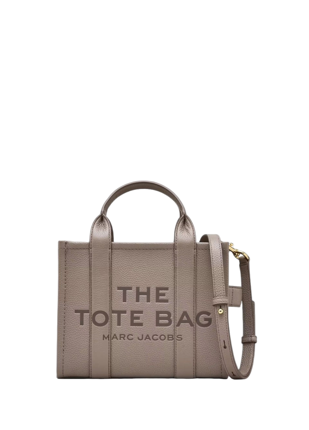 Marc Jacobs Leather Mini Tote Bag Grey