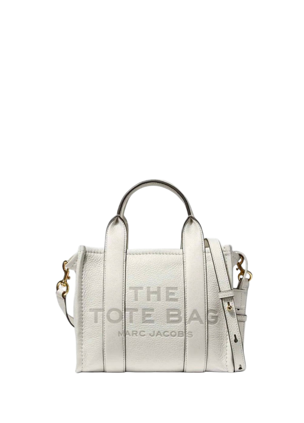 Marc Jacobs Leather Mini Tote Bag White