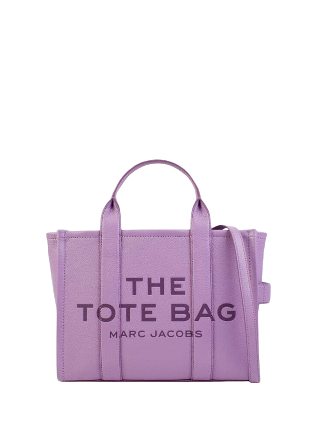 Marc Jacobs Leather Small Tote Bag Purple