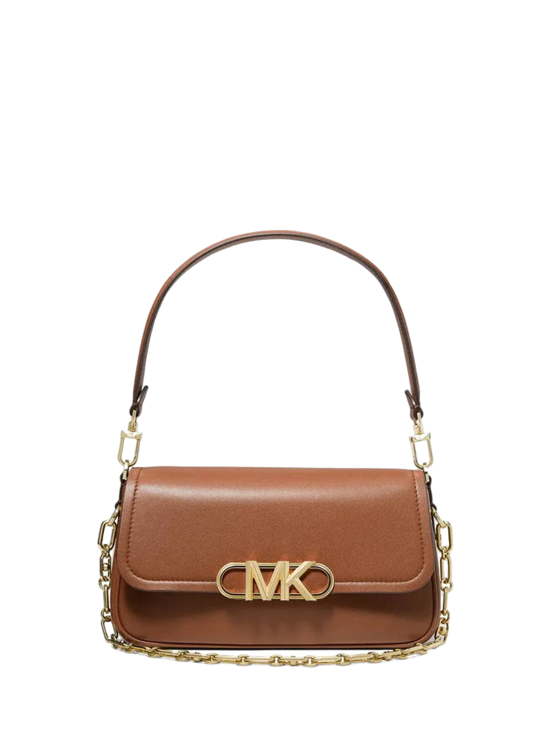 Michael Kors Parker Medium Leather Shoulder Bag Luggage