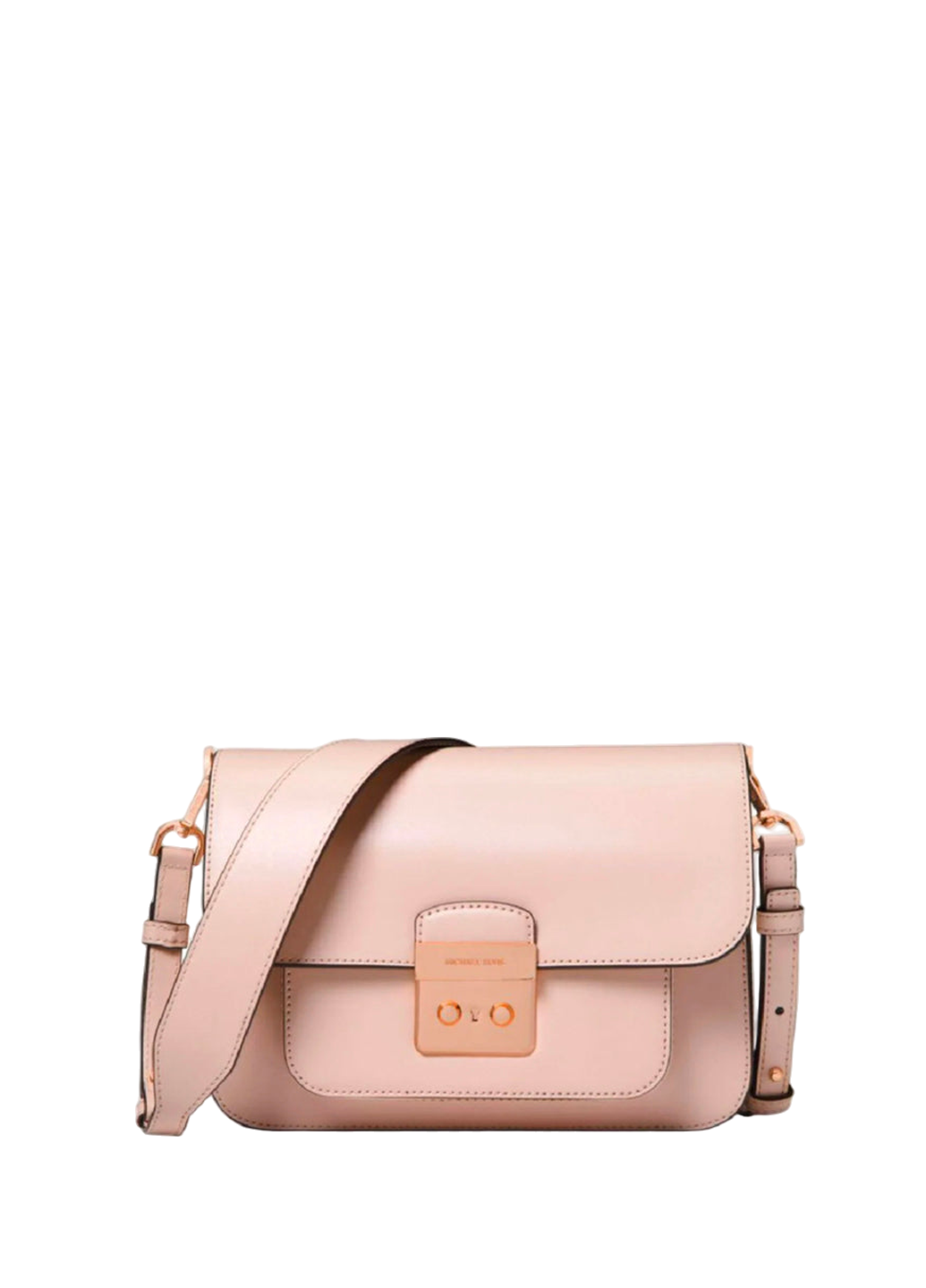 Michael Kors Sloan Editor Leather Shoulder Bag Soft Pink