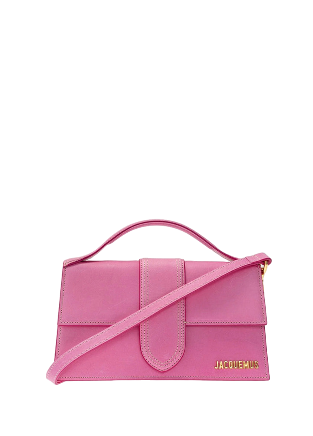 Jacquemus Le Bambino Grand Suede Bag Pink