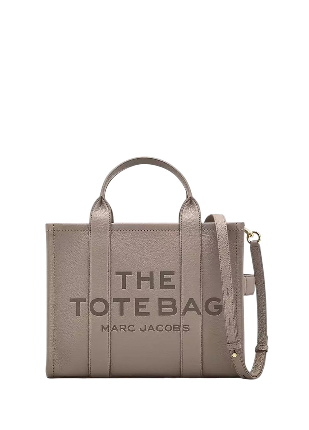 Marc Jacobs Leather Small Tote Bag Grey