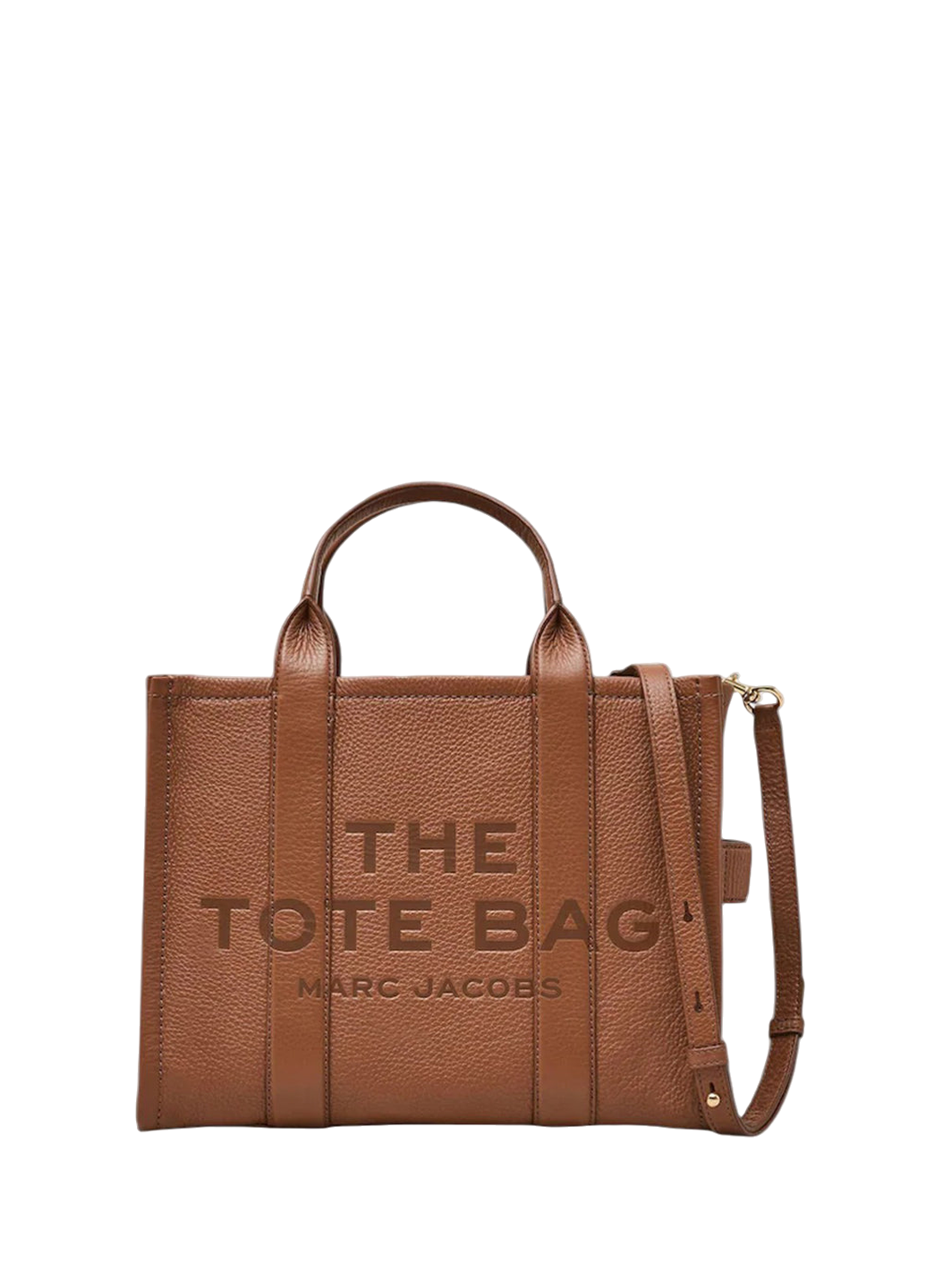 Marc Jacobs Leather Small Tote Bag Brown
