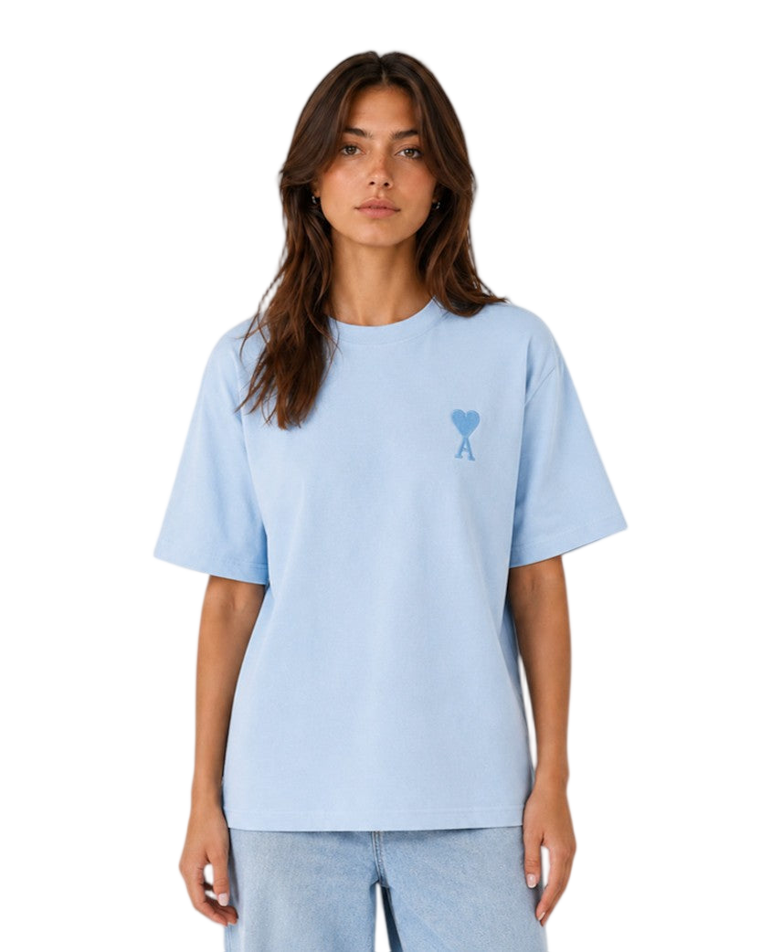 AMI ALEXANDRE MATTIUSSI Ami de Coeur T-Shirt Blue