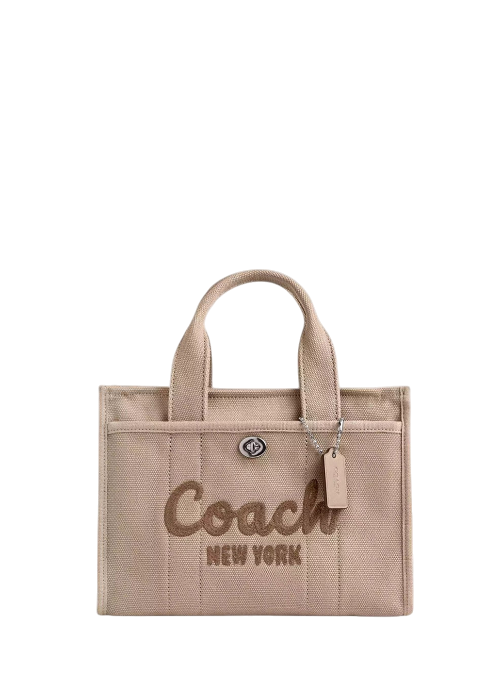 Coach Cargo Tote Bag 26 Dark Natural