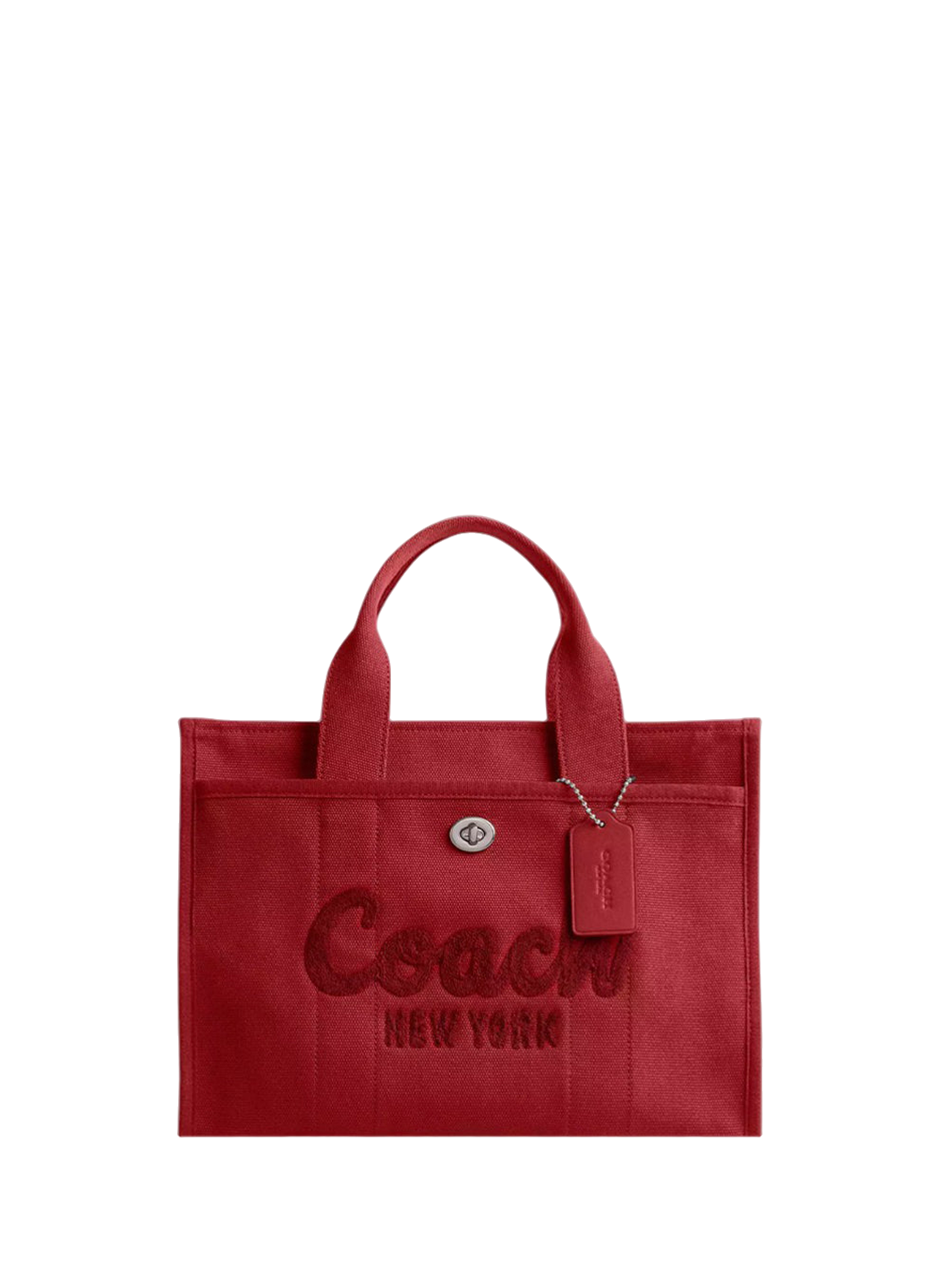 Coach Cargo Tote Bag 26 Red