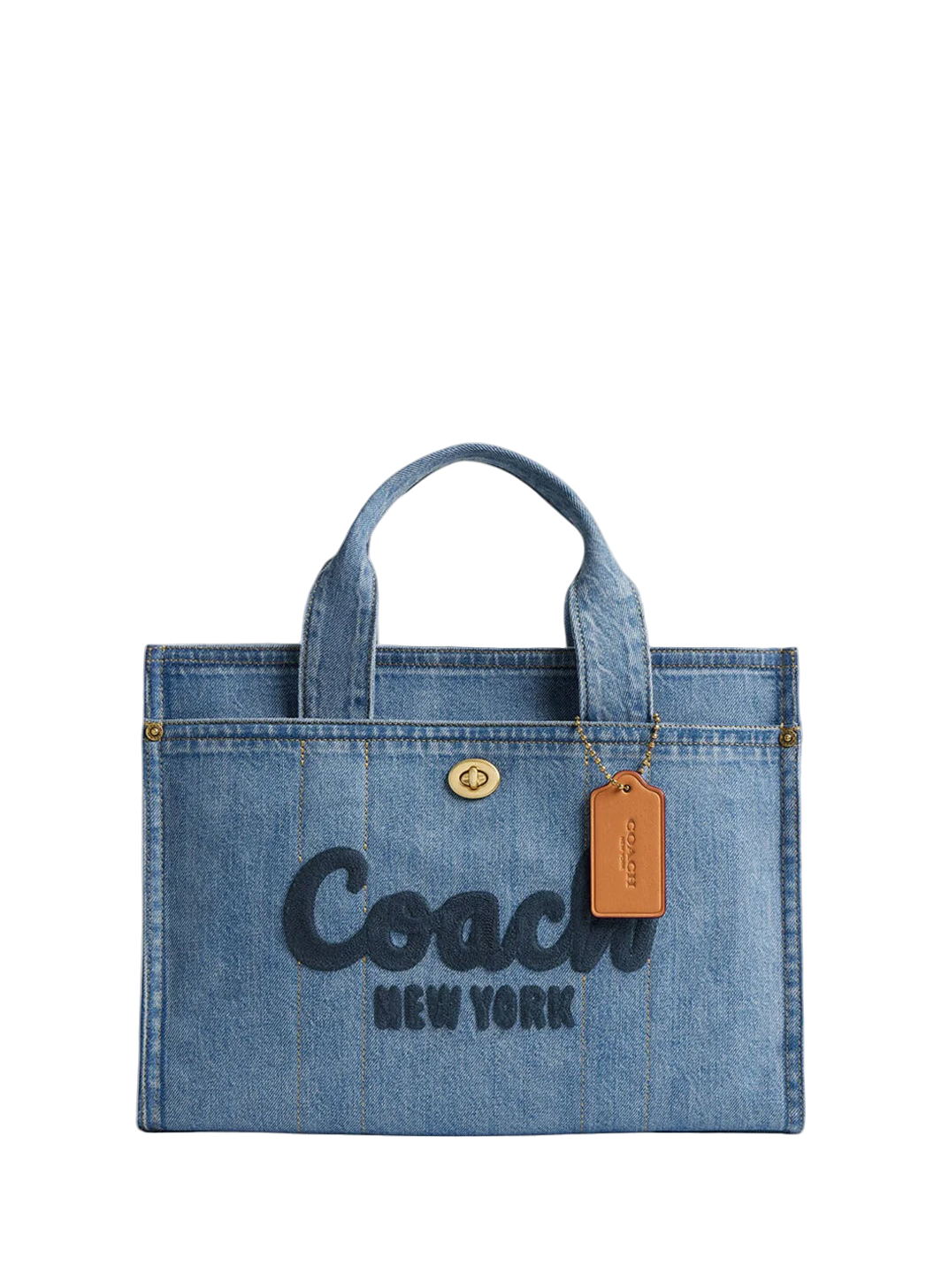 Coach Cargo Tote Bag 34 Denim
